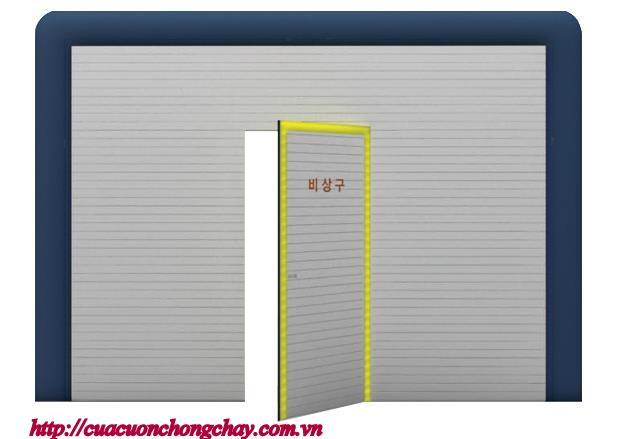 hình ảnh cửa cuốn chống cháy EGI thiết kế